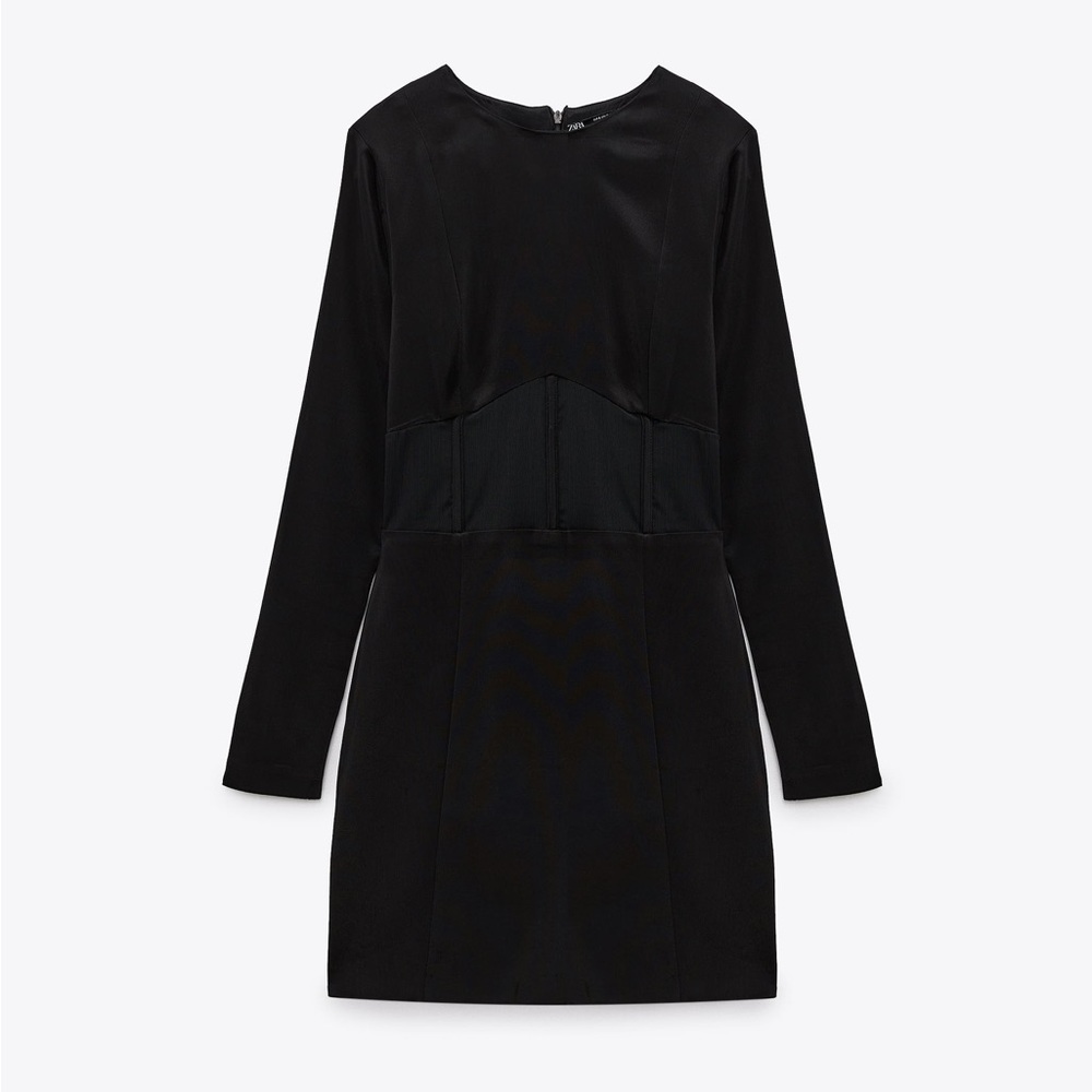 ZARA: COMBINATION TULLE DRESS